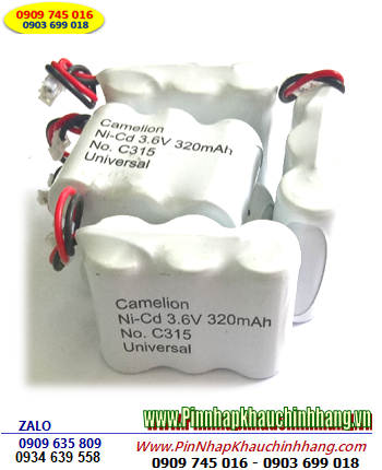 Camelion C315, Pin điện thoại bàn không dây Camelion C315 size 2/3AA 320mAh 3.6v (Bảo hành 6 tháng)